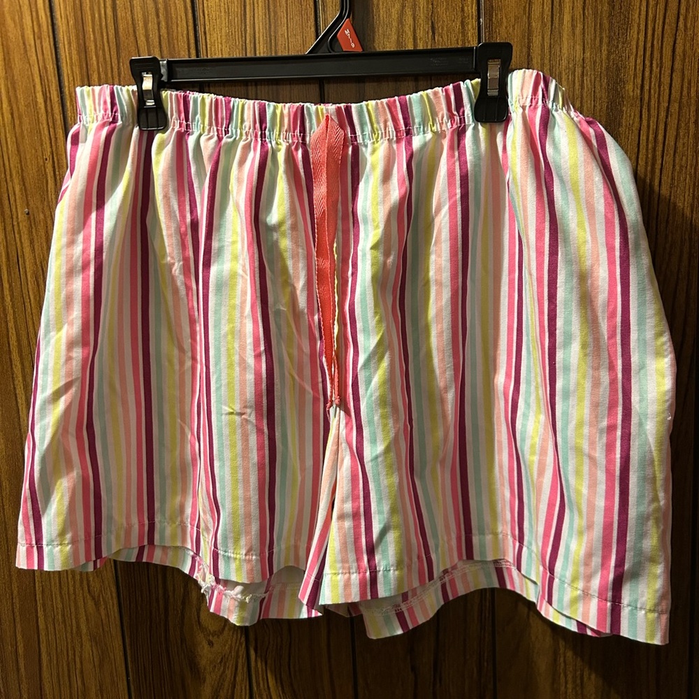 Colorful PJ Striped Shorts